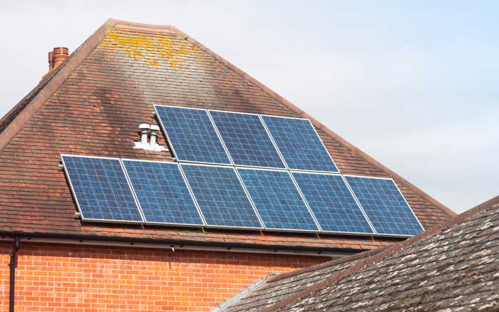 Solar PV Panels Installed