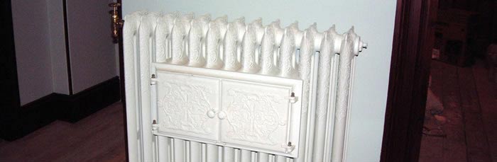 Old radiator being renovated 